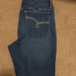 Riders by Lee mid rise skinny distressed size 12L